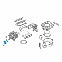 OEM 2022 Nissan Armada Air Intake Box Actuator Diagram - 27730-1HB0A