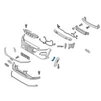 OEM 2020 Hyundai Kona Electric Lamp Assembly-Rear R/REFL, LH Diagram - 92407-K4200