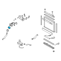 OEM 2012 Lexus IS F Gasket, Water Inlet Housing, NO.2 Diagram - 16326-38010