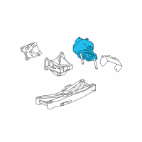 OEM 2008 Dodge Charger Support-Engine Support Diagram - 4578046AE