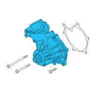 OEM 2001 BMW Z8 Engine Water Pump Diagram - 11-51-7-830-236