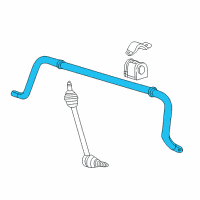 OEM 2004 Ford Thunderbird Stabilizer Bar Diagram - 2W6Z-5A772-AA