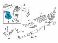OEM 2022 Honda Civic Cover Comp, Conver Diagram - 18181-5BA-A00