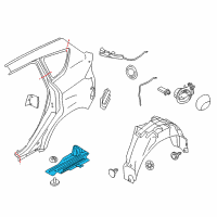 OEM Ford Escape Side Cover Diagram - AV6Z-3811779-A