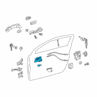 OEM 2014 Scion iQ Handle, Inside Diagram - 69205-12230-C1