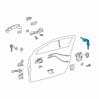 OEM Scion Cylinder & Keys Diagram - 69052-74020