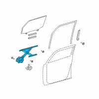 OEM 2013 Scion xB Window Regulator Diagram - 69801-12220