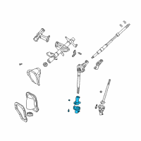 OEM 1995 Toyota Tacoma Shaft Assembly, Steering Diagram - 45860-35310