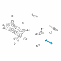 OEM Ford Rear Lateral Rod Diagram - 7T4Z-5500-AA