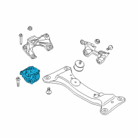 OEM BMW 440i Gran Coupe Engine Mount Right Diagram - 22-11-6-855-460