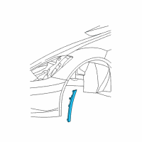 OEM 2018 Chevrolet Corvette Side Marker Lamp Diagram - 22771196