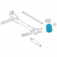 OEM Ford Freestar Coil Spring Diagram - 3F2Z-5560-HA