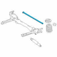 OEM 2004 Mercury Monterey Track Bar Diagram - 4F2Z-4264-AA