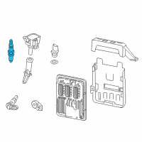 OEM 2017 Chevrolet Malibu Spark Plug Asm Diagram - 12656517