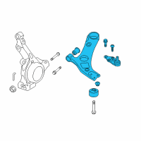 OEM Hyundai Arm Complete-Front Lower, RH Diagram - 54501-4R000