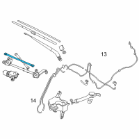 OEM 2011 Nissan Leaf Link Assembly-Connecting No 2 Diagram - 28842-3NA0A