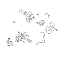 OEM 2012 Kia Forte Spring-Pad Diagram - 581441D000