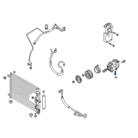 OEM Chevrolet Valve Kit, A/C Compressor Pressure Relief Diagram - 96408448