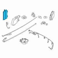 OEM BMW 530e Surround View Camera Control Module Diagram - 66-51-9-459-780