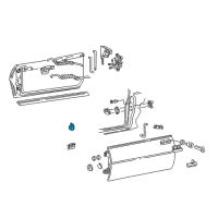 OEM 1997 Pontiac Firebird Hinge Asm-Front Side Door Upper Diagram - 16630875