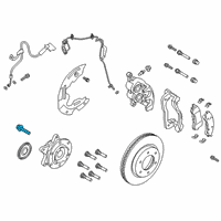 OEM 2021 Ford Bronco Hub Assembly Mount Bolt Diagram - -W719491-S439