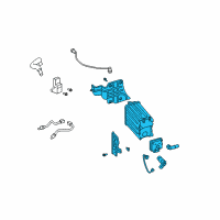 OEM Lincoln Vapor Canister Diagram - BL1Z-9D653-A