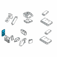 OEM 2020 BMW Z4 BODY DOMAIN CONTROLLER BDC Diagram - 61-35-7-927-677