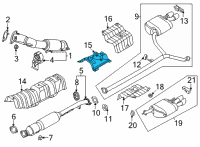 OEM 2021 Hyundai Sonata Protector-Heat Center Diagram - 28793-L1000