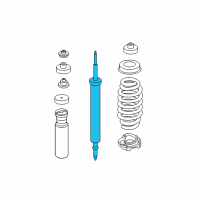 OEM 2009 BMW M3 Rear Shock Absorber Diagram - 33-52-2-284-310