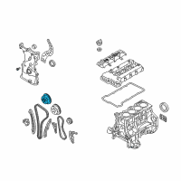 OEM Kia Cvvt Assembly-Exhaust Diagram - 243702G000