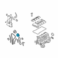 OEM 2009 Kia Rondo CVVT Assembly Diagram - 2435025000