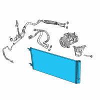 OEM 2017 Jeep Compass CONDENSER-Air Conditioning Diagram - 68273402AB