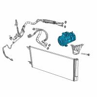 OEM 2021 Jeep Compass COMPRESSO-Air Conditioning Diagram - 68284438AA