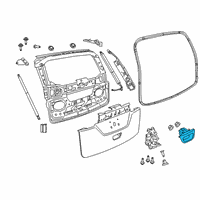 OEM Chrysler Pacifica Handle-LIFTGATE Diagram - 5RP06AXRAC