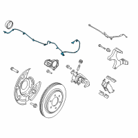 OEM 2019 Ford F-150 Rear Speed Sensor Diagram - HL3Z-2C190-A