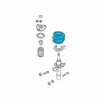 OEM 2018 Kia Stinger Front Spring Diagram - 54630J5600