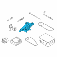 OEM 2018 Kia Sportage Jack Assembly Diagram - 09110D3200