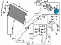 OEM 2021 Ford F-150 CLUTCH ASY - COMPRESSOR Diagram - ML3Z-19D786-A