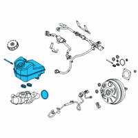 OEM Ford Escape Master Cylinder Repair Kit Diagram - JX6Z-2L210-G