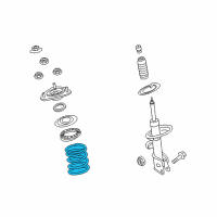 OEM 2010 Hyundai Veracruz Spring-Front Diagram - 54630-3J110--DS