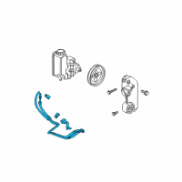 OEM Hummer Hose Asm-P/S Gear Inlet & Outlet Diagram - 20934200
