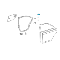 OEM 2010 Toyota Camry Seal Diagram - 67482-06010