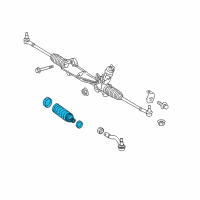 OEM Dodge Sprinter 2500 Boot-Steering Gear Diagram - 68020844AB