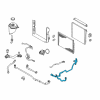 OEM 2008 BMW X6 Coolant Hose Diagram - 17-12-7-576-369