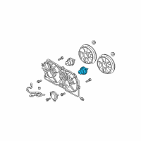 OEM Chevrolet Monte Carlo Fan Motor Diagram - 89019110