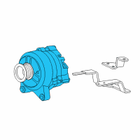 OEM 2003 Ford E-350 Club Wagon Alternator Diagram - F6PZ-10346-RARM2