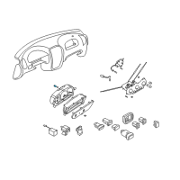 OEM 2006 Kia Optima Socket Lamp Assembly Diagram - 9436925500