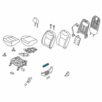 OEM 2019 Kia Soul EV Switch Assembly-Power Front Diagram - 88540A4100