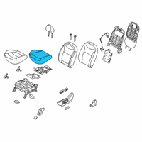 OEM 2015 Kia Soul Pad Assembly-Front Seat Cushion Diagram - 88150B2110