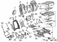 OEM 2021 Cadillac Escalade ESV Lumbar Switch Diagram - 84878417